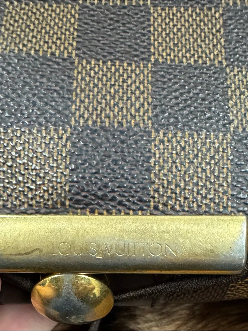 Louis Vuitton Damier Ebene Messenger Bag with COA